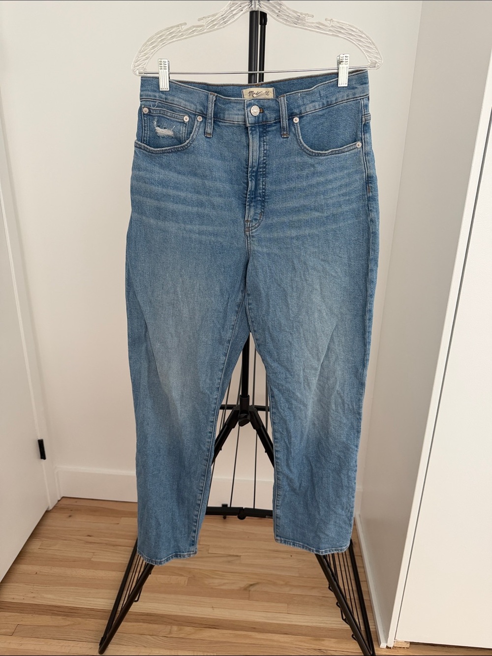 MADEWELL The Perfect Vintage straight jean, size 29
